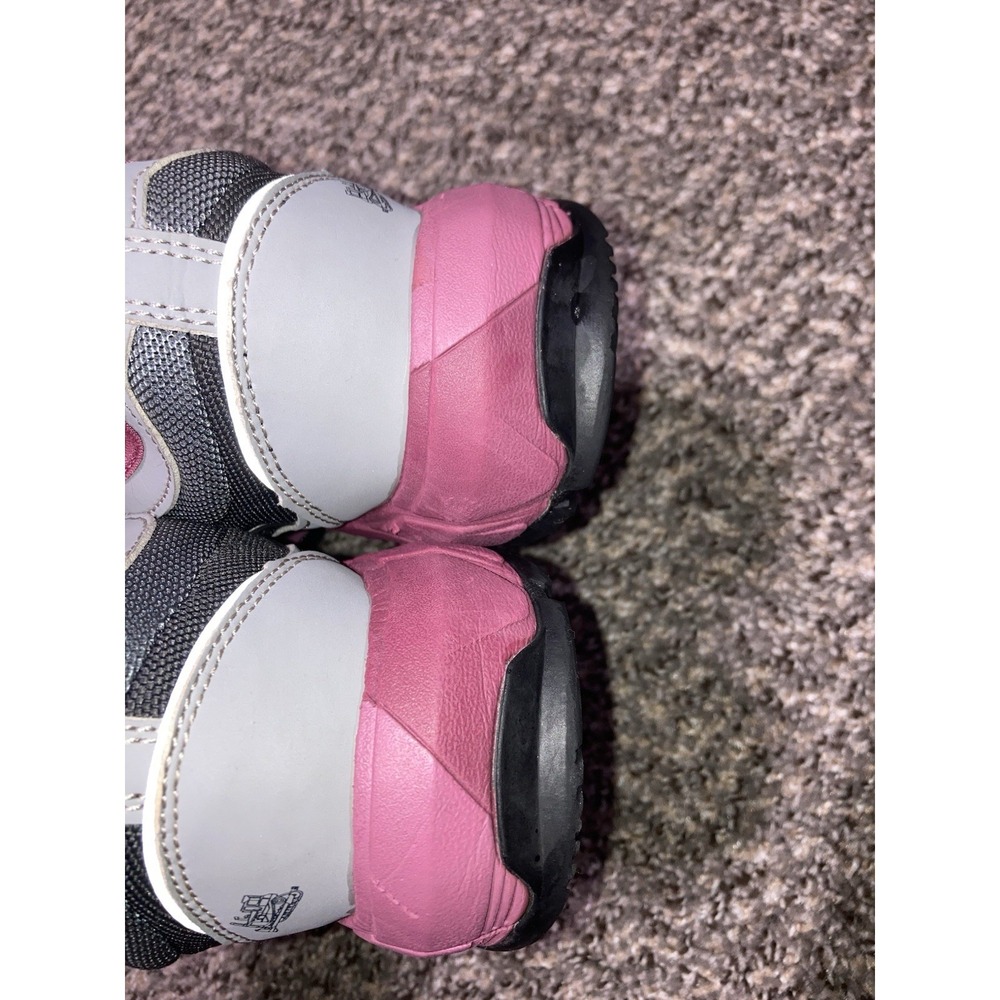 CAT Caterpillar Ergo Work Shoes Womens 10 Gray Pink Steel Toe Comfort Sneakers - Picture 5 of 13